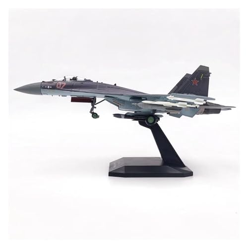 Ferngesteuertes Flugzeug Für Russische Luftwaffe Su-35 Militär Kampfflugzeug Modell Statische Legierung Aubergine Farbe Sammlung Spielzeug 1/100 Skala von DDRPAD