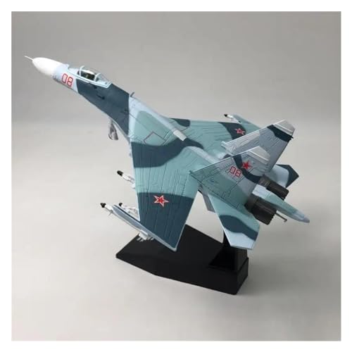 Ferngesteuertes Flugzeug Für Sowjetische Luftwaffe Su-27 Su 27 Kampfflugzeug 1987 Flugzeug Druckguss Legierung Modell Spielzeug Sammlerstück Display Maßstab 1:100 von DDRPAD