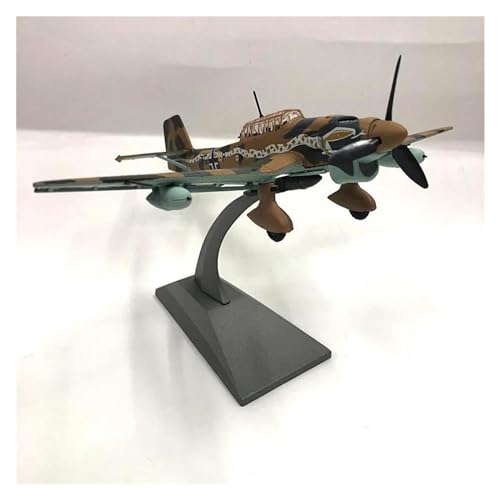 Ferngesteuertes Flugzeug Für WWII Militärmodell Bomber Fighter Junkers Stuka Ju-87 Modell Metalldruckguss Sammlerstück Im Maßstab 1:72 von DDRPAD