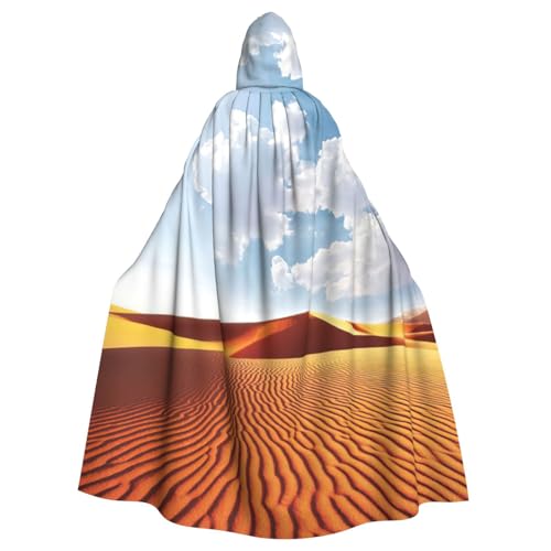 DDSFvbv Desert Unisex Halloween Kapuzenumhang Cosplay Kostüm Umhang für Party Dress Up Uniform Robe voller Länge von DDSFvbv