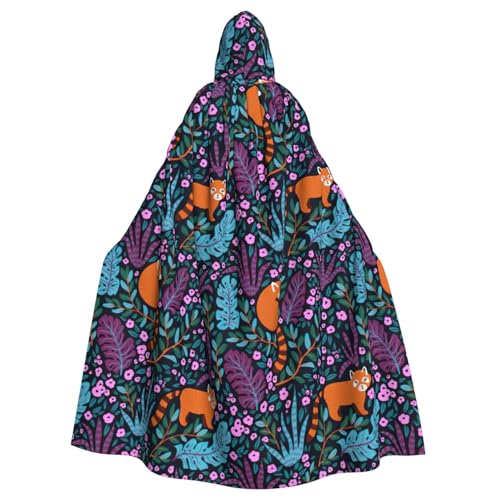 DDSFvbv Kapuzenumhang mit Katzendruck, Unisex, Halloween-Kostüm, Cosplay-Kostüm, Umhang für Party, Verkleidung, Uniform, Robe, volle Länge DDSFvbv Kapuzenumhang mit Katzendruck, Unisex, Halloween-Kostüm, Cosplay-Kostüm, Umhang für Party, Verkleidung, Uniform, Robe, volle Länge von DDSFvbv