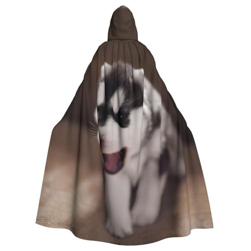 DDSFvbv Süßer Welpen-Umhang für Babys, Unisex, Halloween, Kapuzenumhang, Cosplay-Kostüm, Umhang für Party, Verkleidung, Uniform, Robe, volle Länge von DDSFvbv