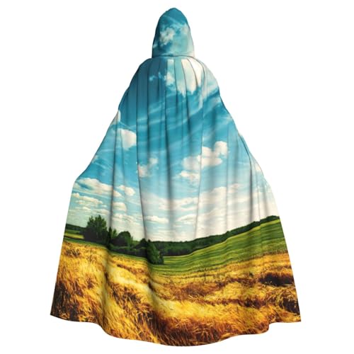 DDSFvbv Weizenfeld, Unisex, Halloween-Kapuzenumhang, Cosplay-Kostüm, Umhang für Party, Verkleidung, Uniform, Robe, volle Länge DDSFvbv Weizenfeld, Unisex, Halloween-Kapuzenumhang, Cosplay-Kostüm, Umhang für Party, Verkleidung, Uniform, Robe, volle Länge von DDSFvbv
