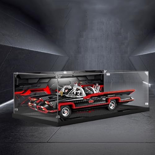 Acryl-Displaybox, kompatibel mit Lego 76328 Automobil, transparente Aufbewahrungsbox, zum Schutz des Modells (nur Vitrine) von DDXMML