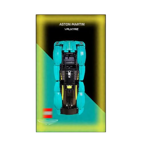 Display Wallboard für Lego Speed Racing 77242-77251Toys Modellset Wandrahmen, Kit Display Wallboard, kompatibel mit 77242/77273/77244/77245/77246/77247/77251/77249 (nur Rahmen) (USB-Beleuchtung) von DDXMML