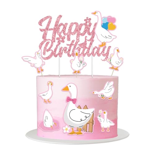 9 Stück Schwan Tortendeko, Schwan Happy Birthday Cake Topper, Schwan Tortendeko für Geburtstagskuchen, Cake Topper Set für Kindergeburtstag 9 Stück Schwan Tortendeko, Schwan Happy Birthday Cake Topper, Schwan Tortendeko für Geburtstagskuchen, Cake Topper Set für Kindergeburtstag von DDaMeehGE