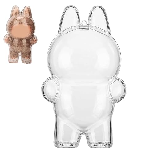 Schutzhülle Anhänger Bag Charm für Labubu 1 Generation, Schutzhülle Schlüsselanhänger für Labubu Have a Seat, Crystal-Clear Protective Case for Figures Simple Setup, Stylish Look, and Long-Lasting Schutzhülle Anhänger Bag Charm für Labubu 1 Generation, Schutzhülle Schlüsselanhänger für Labubu Have a Seat, Crystal-Clear Protective Case for Figures Simple Setup, Stylish Look, and Long-Lasting von DDaMeehGE