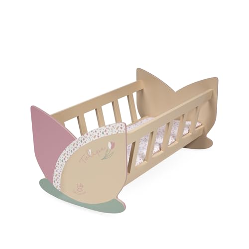 DE CUEVAS TOYS 55174 Holz-Wiege, Rosa, One Size DE CUEVAS TOYS 55174 Holz-Wiege, Rosa, One Size von DE CUEVAS TOYS