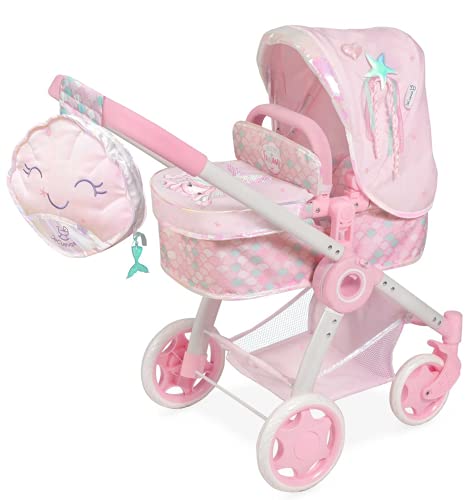 DE CUEVAS TOYS Faltbarer Puppenwagen 3x1 Ocean Fantasy DeCuevas Toys 80541, Multicolor, 62 x 41 x 70 cm DE CUEVAS TOYS Faltbarer Puppenwagen 3x1 Ocean Fantasy DeCuevas Toys 80541, Multicolor, 62 x 41 x 70 cm von DE CUEVAS TOYS