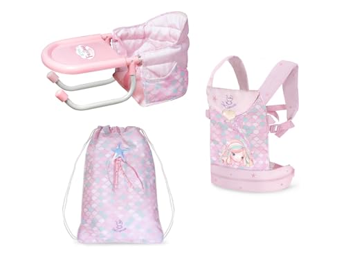 DE CUEVAS TOYS Reiseset 3x1 für Puppen Ocean Fantasy DeCuevas Toys 60041, Multicolor, Small/Medium DE CUEVAS TOYS Reiseset 3x1 für Puppen Ocean Fantasy DeCuevas Toys 60041, Multicolor, Small/Medium von DE CUEVAS TOYS
