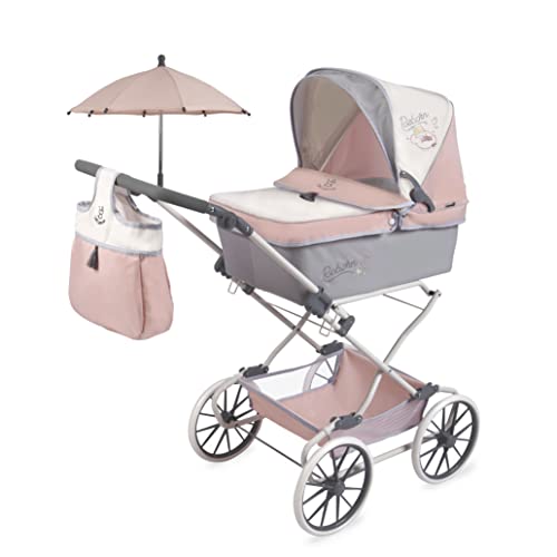 Puppenwagen Reborn Funny DeCuevas 82086, Rosa, Weiß und Grau Puppenwagen Reborn Funny DeCuevas 82086, Rosa, Weiß und Grau von DE CUEVAS TOYS