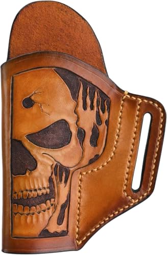 Lederholster für 1911 – handgefertigtes Totenkopf-Design, langlebig und stilvoll, passt für die meisten 1911-Modelle Lederholster für 1911 – handgefertigtes Totenkopf-Design, langlebig und stilvoll, passt für die meisten 1911-Modelle von DEAMOX