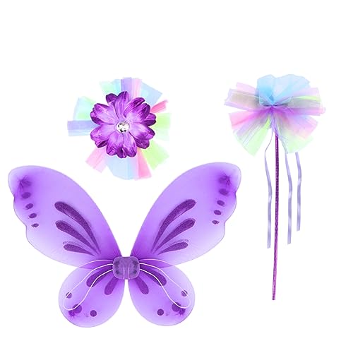 DEARMAMY Deko-set – 3-teilige Feenflügel Für Fotografie Bühne Geburtstag Halloween Aus Weichem Stoff Für Mädchen DEARMAMY Deko-set – 3-teilige Feenflügel Für Fotografie Bühne Geburtstag Halloween Aus Weichem Stoff Für Mädchen von DEARMAMY