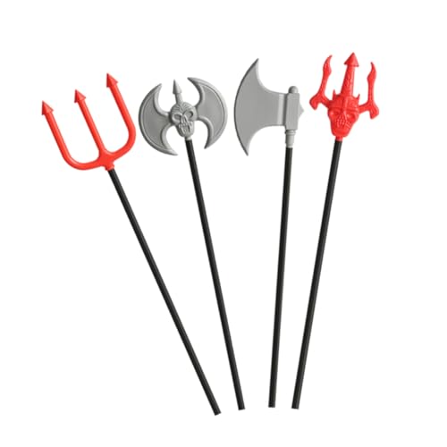 DEARMAMY 1 Satz 4 Stück Halloween-simulationswaffe Dreizack-stütze Teufel Kostüm Requisit Dreizack-kostüm-Requisite Teufelsstütze Black DEARMAMY 1 Satz 4 Stück Halloween-simulationswaffe Dreizack-stütze Teufel Kostüm Requisit Dreizack-kostüm-Requisite Teufelsstütze Black von DEARMAMY