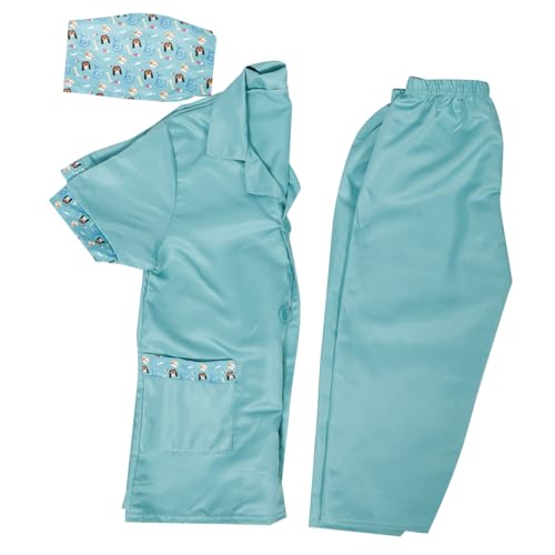 DEARMAMY Kinder Arzt Set Kostüm Komfortable Polyester Dekorative Waschbar Dress up Party Bühne Cosplay von DEARMAMY