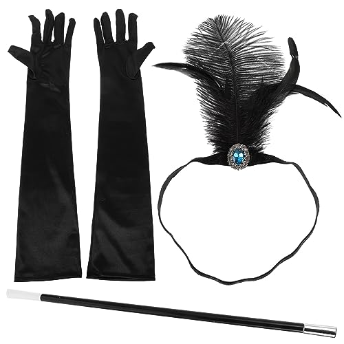 DEARMAMY 1 Satz Cosplay-Party-Stirnband Haarnadel-Stirnband Cosplay-Handschuhe für Frauen valtinstaggeschenke vakentienstagsgeschenk Fascinator Stirnband für Damen 1920 Accessoires Damen DEARMAMY 1 Satz Cosplay-Party-Stirnband Haarnadel-Stirnband Cosplay-Handschuhe für Frauen valtinstaggeschenke vakentienstagsgeschenk Fascinator Stirnband für Damen 1920 Accessoires Damen von DEARMAMY