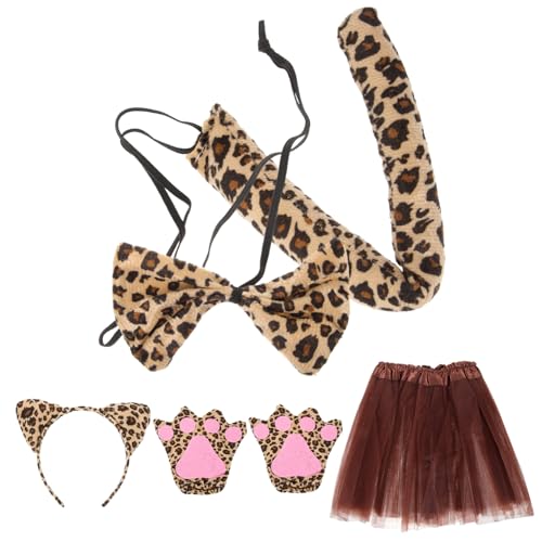 DEARMAMY 1 Satz Dalmatiner Kostüm Für Erwachsene Tierfliege Zebraohren Leopardenkostüm Für Tier-cosplay- Gepardenkostüm Tierstirnband Strukturierter Kunststoff DEARMAMY 1 Satz Dalmatiner Kostüm Für Erwachsene Tierfliege Zebraohren Leopardenkostüm Für Tier-cosplay- Gepardenkostüm Tierstirnband Strukturierter Kunststoff von DEARMAMY