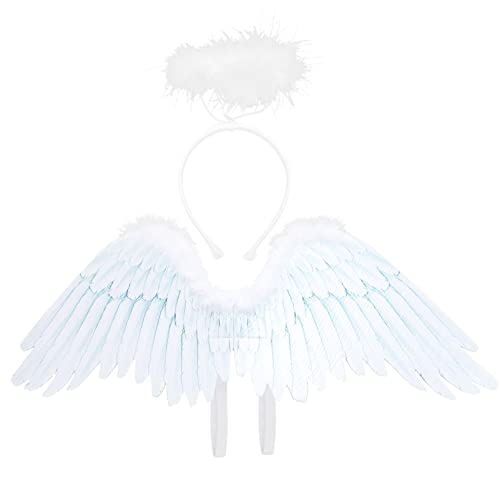 DEARMAMY 1 Satz Engelsflügel leuchten Engel-Outfit Kostümfrauen Flügel Kostüm halloween costume halloween kleidung halloween outfit engel kostüm zubehör Kostümset Engel Vlies Weiß DEARMAMY 1 Satz Engelsflügel leuchten Engel-Outfit Kostümfrauen Flügel Kostüm halloween costume halloween kleidung halloween outfit engel kostüm zubehör Kostümset Engel Vlies Weiß von DEARMAMY