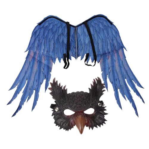 DEARMAMY 1 Satz Eule Krähe Vogel-halloween-kostüm Halloweenkostüm Vogelflügel Cosplay Fuchs Ausfallen Taube Kostüme Gans Aufblasbarer Erwachsener Adler Flügel Kostüm Papageienkostüm Feder DEARMAMY 1 Satz Eule Krähe Vogel-halloween-kostüm Halloweenkostüm Vogelflügel Cosplay Fuchs Ausfallen Taube Kostüme Gans Aufblasbarer Erwachsener Adler Flügel Kostüm Papageienkostüm Feder von DEARMAMY