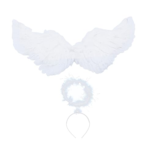 DEARMAMY 1 Satz Federflügel Kinderkostüme Flügel Für Mädchengeburtstage Partykostüm Flügel Engel-cosplay Partykostüm Für Mädchen Kinderpartykostüm Halloween-kostüme Für Mädchen Weiß DEARMAMY 1 Satz Federflügel Kinderkostüme Flügel Für Mädchengeburtstage Partykostüm Flügel Engel-cosplay Partykostüm Für Mädchen Kinderpartykostüm Halloween-kostüme Für Mädchen Weiß von DEARMAMY