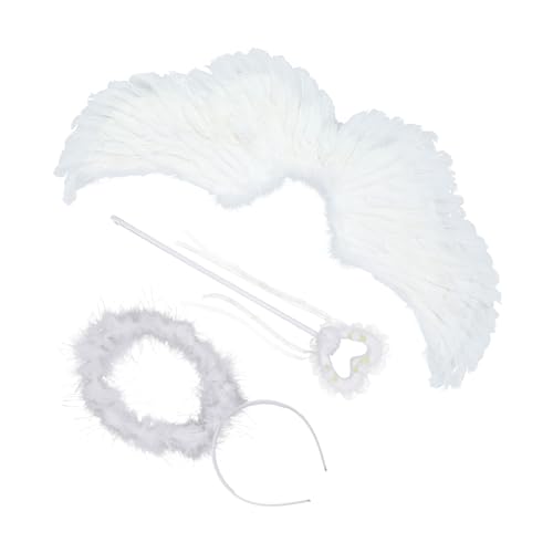DEARMAMY 1 Satz Federflügel Stirnband engelsflügel faschingskostüme Engelsflügel Federn Set fasnachtskostüme karnevalkostüme Engelskostüme Engel-Cosplay-Stütze Federkarton Weiß DEARMAMY 1 Satz Federflügel Stirnband engelsflügel faschingskostüme Engelsflügel Federn Set fasnachtskostüme karnevalkostüme Engelskostüme Engel-Cosplay-Stütze Federkarton Weiß von DEARMAMY