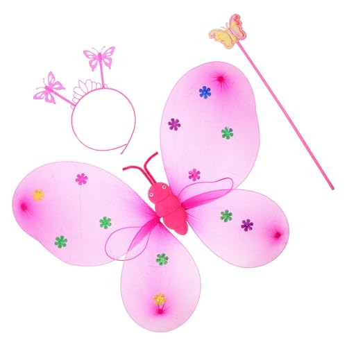 DEARMAMY 1 Satz Feenohrringe für geführte Schmetterlingsflügel Solar-Schmetterlingslichter feeflügeln fairy wand schmetterlingsflügel Cosplay-Schmetterlingsflügel Stoff Rosy DEARMAMY 1 Satz Feenohrringe für geführte Schmetterlingsflügel Solar-Schmetterlingslichter feeflügeln fairy wand schmetterlingsflügel Cosplay-Schmetterlingsflügel Stoff Rosy von DEARMAMY