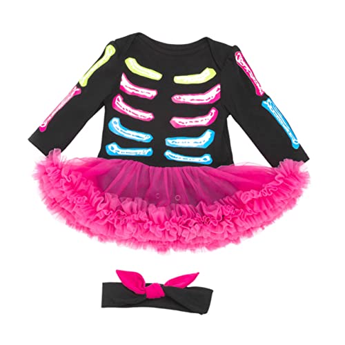 DEARMAMY 1 Satz Festival-skelett-kleid Mädchen Rock Kostüm Schwarzes Kleid Für Stirnbänder Für Kleinkinder Halloween-babykleidung Sonnenbrillenstand Sensenmann Mantel Baumwolle DEARMAMY 1 Satz Festival-skelett-kleid Mädchen Rock Kostüm Schwarzes Kleid Für Stirnbänder Für Kleinkinder Halloween-babykleidung Sonnenbrillenstand Sensenmann Mantel Baumwolle von DEARMAMY