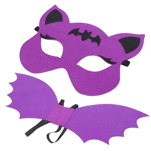 DEARMAMY 1 Satz Fledermauskostüm für kinderkostüme halloween kinderkostum halloween Cosplay Halloween-Kostüme für Fledermausmaske verkleiden Halloween-Fledermausmaske Vlies DEARMAMY 1 Satz Fledermauskostüm für kinderkostüme halloween kinderkostum halloween Cosplay Halloween-Kostüme für Fledermausmaske verkleiden Halloween-Fledermausmaske Vlies von DEARMAMY