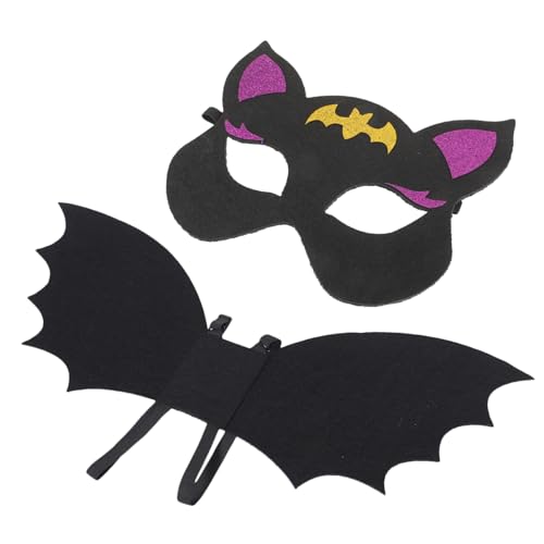 DEARMAMY 1 Satz Fledermausmaske für Halloween Skelettkinder Kinderkostüme Kostüm halloween costume halloween kleidung Fledermausmaske für Fledermausmaske für Cosplay Vlies von DEARMAMY