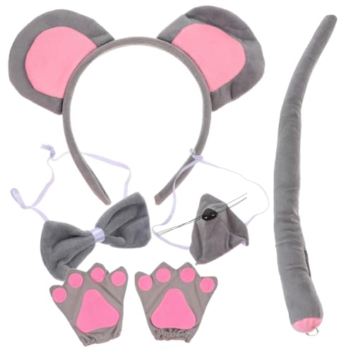 DEARMAMY Kostüm-set Mit Mausohren Stirnband Und Handschuhen Für Jungen Und Mädchen Halloween Und Weihnachtsparty DEARMAMY Kostüm-set Mit Mausohren Stirnband Und Handschuhen Für Jungen Und Mädchen Halloween Und Weihnachtsparty von DEARMAMY