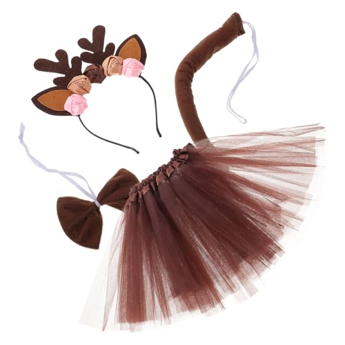DEARMAMY Tier-stirnbänder Tutu-rock Für Mädchen Weihnachtsdekor Rentiergeweih Stirnband Party-zubehör DEARMAMY Tier-stirnbänder Tutu-rock Für Mädchen Weihnachtsdekor Rentiergeweih Stirnband Party-zubehör von DEARMAMY