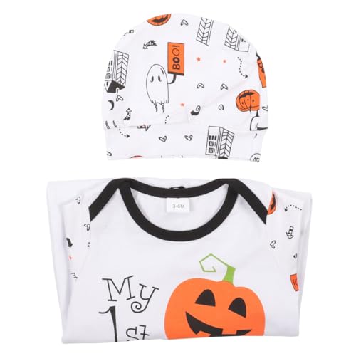 DEARMAMY 1 Satz Halloween-Spielanzug -Festival-Outfit Halloweenkostüm Sensenmann halloween outfit halloween costume costume -Overalls für Jungen Kürbis Kleidung Baumwolle von DEARMAMY
