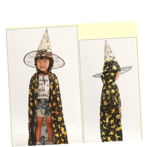 DEARMAMY 1 Satz Halloween-kleider Halloween-cosplay-outfit Halloween Umhang Black Tuch DEARMAMY 1 Satz Halloween-kleider Halloween-cosplay-outfit Halloween Umhang Black Tuch von DEARMAMY