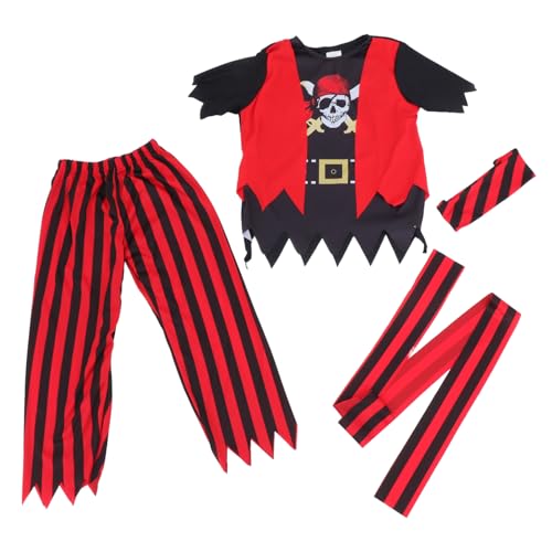 DEARMAMY 1 Satz Piratenkostümset Piratenkostüm für Kleinkinder Piratenkostüm so tun, als würde man einen Piratenanzug Piraten-Cosplay-Kleidung Piratenkostüm Polyester DEARMAMY 1 Satz Piratenkostümset Piratenkostüm für Kleinkinder Piratenkostüm so tun, als würde man einen Piratenanzug Piraten-Cosplay-Kleidung Piratenkostüm Polyester von DEARMAMY