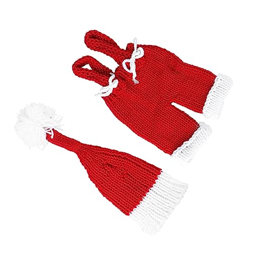 DEARMAMY Baby-weihnachts-fotoshooting-kostüme 0–1 Jahr Alt Rot Bequemer Strick-overall Festliches Weihnachtskleid-set DEARMAMY Baby-weihnachts-fotoshooting-kostüme 0–1 Jahr Alt Rot Bequemer Strick-overall Festliches Weihnachtskleid-set von DEARMAMY