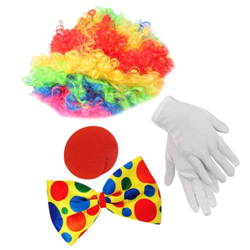 DEARMAMY 1 Satz clown verkleiden perücken halloween costume fokuhila perücke festliche kleidung festival outfit Halloweenkostüm Motorhaube Halloween- Clown-Dekorationen Halloween Stoff DEARMAMY 1 Satz clown verkleiden perücken halloween costume fokuhila perücke festliche kleidung festival outfit Halloweenkostüm Motorhaube Halloween- Clown-Dekorationen Halloween Stoff von DEARMAMY