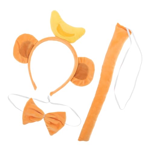 DEARMAMY 1 Set Bananen-affen-stirnband Kuhohren Cosplay Hörner Fuchs Katzenohren Stirnband Wolf Ratte Ohren Katzen-fuchs-hundeohren Affenohr Tierohren Ohrig Light Brown Stoff DEARMAMY 1 Set Bananen-affen-stirnband Kuhohren Cosplay Hörner Fuchs Katzenohren Stirnband Wolf Ratte Ohren Katzen-fuchs-hundeohren Affenohr Tierohren Ohrig Light Brown Stoff von DEARMAMY