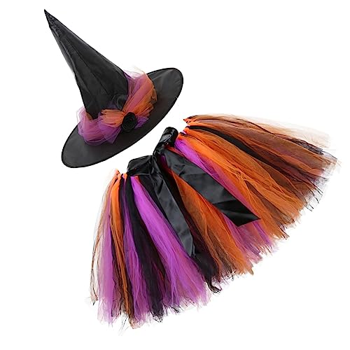 DEARMAMY 1 Set Halloween Hexen Tutu Rock Anzug Kostüme Mädchen Hut Hexenhut Hexenkleid Halloween Hexenhut Hexenkostüm Für Mädchen Kleidung Für Halloween Mädchen Kleid Polyester DEARMAMY 1 Set Halloween Hexen Tutu Rock Anzug Kostüme Mädchen Hut Hexenhut Hexenkleid Halloween Hexenhut Hexenkostüm Für Mädchen Kleidung Für Halloween Mädchen Kleid Polyester von DEARMAMY