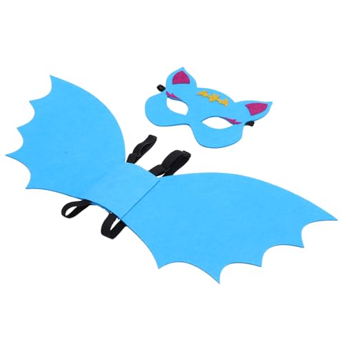 DEARMAMY 1 Set Halloween Kinderdekoration Fledermausflügel Eva Cosplay Requisiten Feenflügel Halloween Party Schmetterlingsflügel Kostüm Schwarze Flügel Halloween Maske Vliesstoff Blau DEARMAMY 1 Set Halloween Kinderdekoration Fledermausflügel Eva Cosplay Requisiten Feenflügel Halloween Party Schmetterlingsflügel Kostüm Schwarze Flügel Halloween Maske Vliesstoff Blau von DEARMAMY