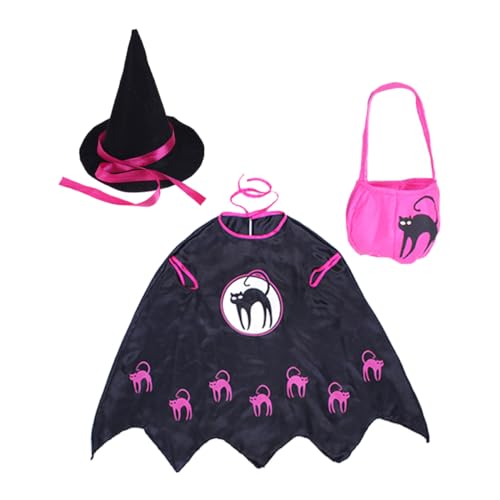 DEARMAMY Hexenkostüm Hexenkleid Für Mädchen Festivalkleid Halloween Partykleidung Damen Hexenset von DEARMAMY