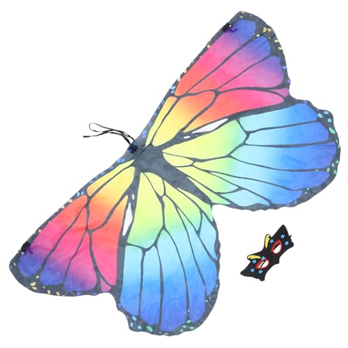 DEARMAMY Faschingskostüme Kinder Schmetterlingsflügel Kinder 1 Set Schmetterling Umhang Festlicher Schmetterlingsmantel Cosplay Zubehör Für Fairy Kostü Schmetterlingsflügel Kostü Party DEARMAMY Faschingskostüme Kinder Schmetterlingsflügel Kinder 1 Set Schmetterling Umhang Festlicher Schmetterlingsmantel Cosplay Zubehör Für Fairy Kostü Schmetterlingsflügel Kostü Party von DEARMAMY