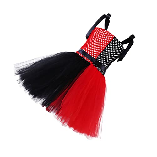 DEARMAMY 1 Stück Clownskleid für Mädchen kinderkostüme halloween kinderkostum halloween Dinosaurierkostüm für Kleinkinder Weihnachts-Tutu-Outfit Performance-Kleid Mädchenkleid aus von DEARMAMY