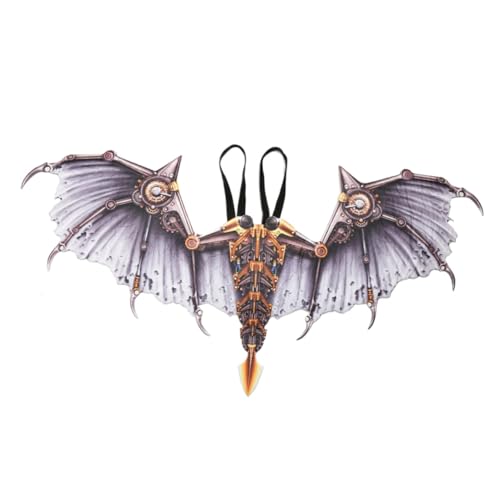 DEARMAMY 1pc Drachenflügel Für Erwachsene Halloween Cosplay Party Flügel Steampunk Karnevalsbedarf von DEARMAMY