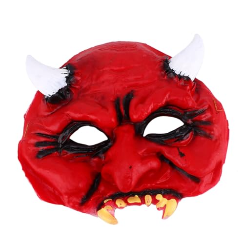 DEARMAMY 1 Stück Halloween- - Kostüm Halloween-Requisiten für Erwachsene Halloweenkostüm böse halloween costume halloween Geist -Cosplay Vinyl rot von DEARMAMY