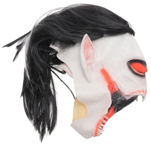DEARMAMY 1 Stück Halloween-Maskenstütze Perücke gruseliges Cosplay Halloween gruselig gruselige Halloween- halloween halloweenmaske -Requisitenmaske Halloween-Party- von DEARMAMY