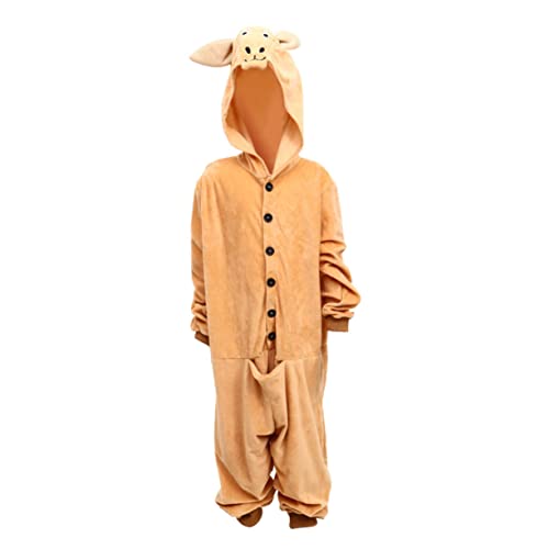 DEARMAMY 1 Stück Jumpsuits Cosplay Halloween Party Dress-up Kinderkostüm Bequemes Material Bühnenkleidungsstück M Dunkel Khaki von DEARMAMY
