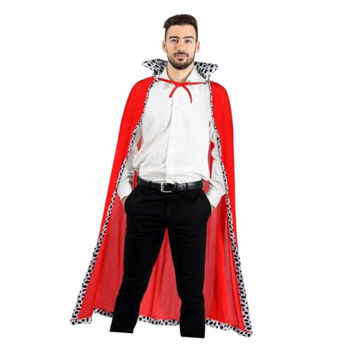 DEARMAMY 1 Stück Königsumhang Mittelalterliche Robe Für Erwachsene Halloween Partykostüm Reithaubenkostüm Königliche Robe Königsumhang Cosplay Umhang Herren Umhang Könige Roter Strickstoff DEARMAMY 1 Stück Königsumhang Mittelalterliche Robe Für Erwachsene Halloween Partykostüm Reithaubenkostüm Königliche Robe Königsumhang Cosplay Umhang Herren Umhang Könige Roter Strickstoff von DEARMAMY
