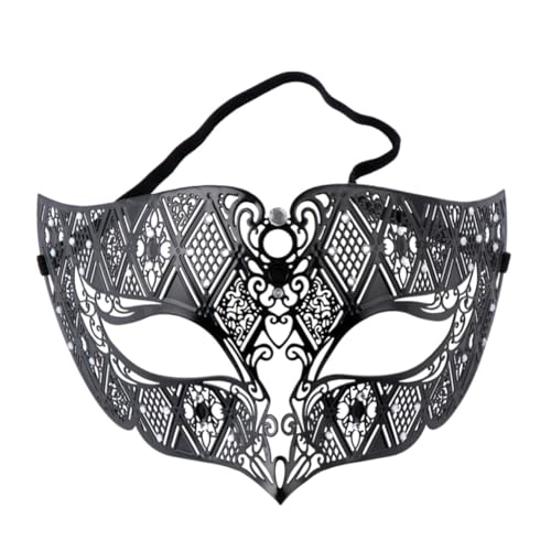 DEARMAMY 1 Stück Metall Halbmaske Partymaske Halloween Kostüm Gesichtsmaske Gruselige Kostümmaske Elegante Maske Mosaik Strass Maske Maskenballmaske Kostüme Party Gesichtsmaske DEARMAMY 1 Stück Metall Halbmaske Partymaske Halloween Kostüm Gesichtsmaske Gruselige Kostümmaske Elegante Maske Mosaik Strass Maske Maskenballmaske Kostüme Party Gesichtsmaske von DEARMAMY