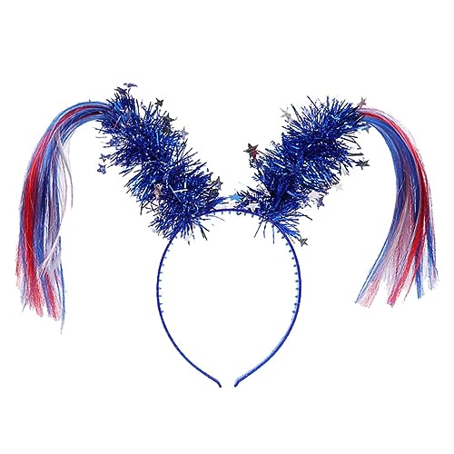 DEARMAMY 1 Stück Pferdeschwanz-stirnband Haare Für Die Party Haarzubehör Cosplay-kopfband Cosplay-haarreifen Party Haarband Cosplay-stirnband Party-kopfschmuck Party-haarreifen Plastik Blau von DEARMAMY