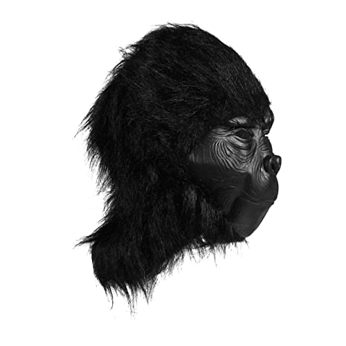 DEARMAMY 1 Stück Schwarze Cosplay-maske Kreative Für Horror-halloween Halbes Gesicht Rollenspielzubehör DEARMAMY 1 Stück Schwarze Cosplay-maske Kreative Für Horror-halloween Halbes Gesicht Rollenspielzubehör von DEARMAMY
